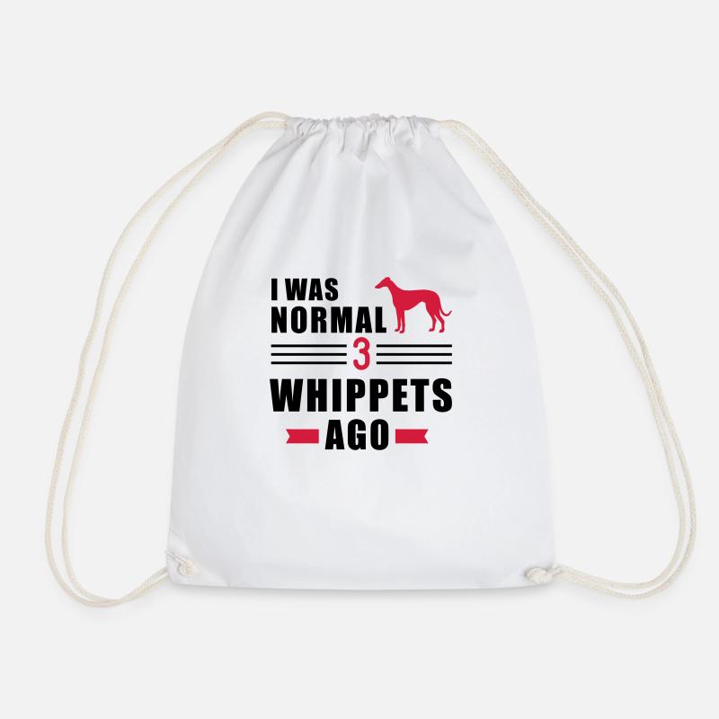 Whippet - Turnbeutel - Weiß