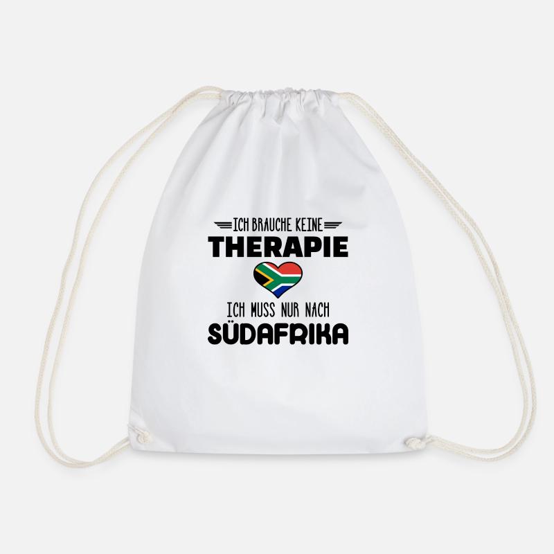 Südafrika - Turnbeutel - Weiß