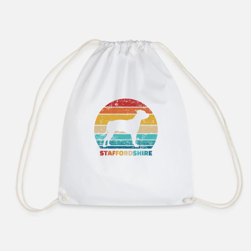 Staffordshire - Drawstring Bag - white