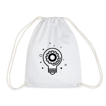 Ampoule - Lampe d’ampoule Lumière - Sac de sport léger - blanc - Devant