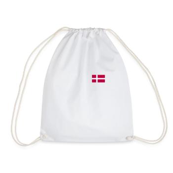 Drapeau du Danemark Drapeau du Danemark Danemark Danemark - Sac de sport léger - blanc - Devant