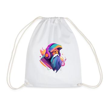 Magicien musical - Sac de sport léger - blanc - Devant
