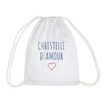 CHRISTELLE D'AMOUR - COEUR - Sac de sport léger - blanc - Devant