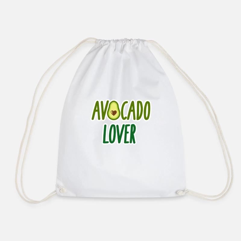 Avocado - Turnbeutel - Weiß