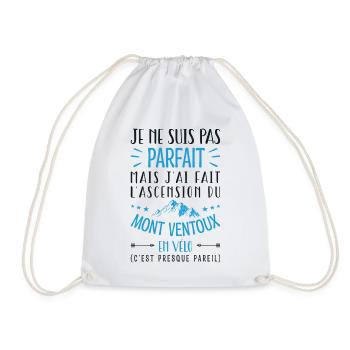 Parfait Mont Ventoux en Vélo Humour Vélo Cycliste - Sac de sport léger - blanc - Devant