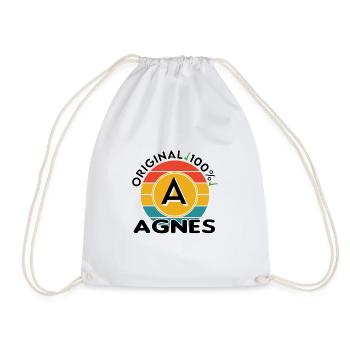 Agnes - Turnbeutel - Weiß - Vorne