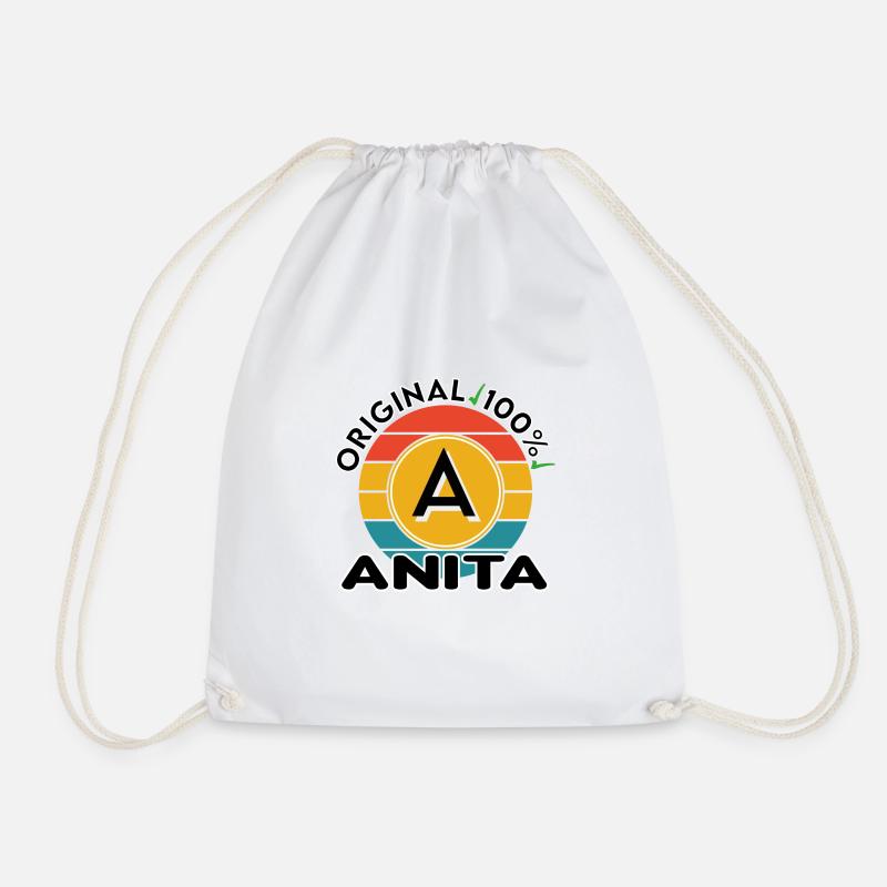 Anita - Turnbeutel - Weiß