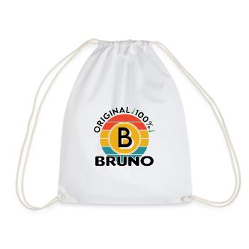 Bruno - Turnbeutel - Weiß - Vorne