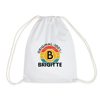 Brigitte - Turnbeutel - Weiß - Vorne