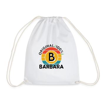 Barbara - Turnbeutel - Weiß - Vorne
