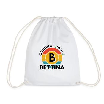 Bettina - Turnbeutel - Weiß - Vorne