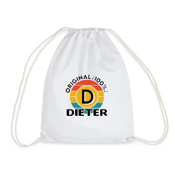 Dieter - Turnbeutel - Weiß - Vorne