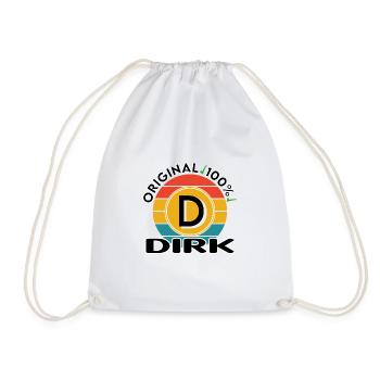 Dirk - Turnbeutel - Weiß - Vorne