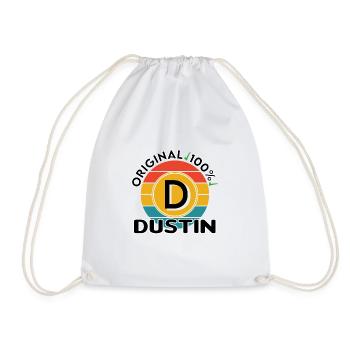 Dustin - Turnbeutel - Weiß - Vorne