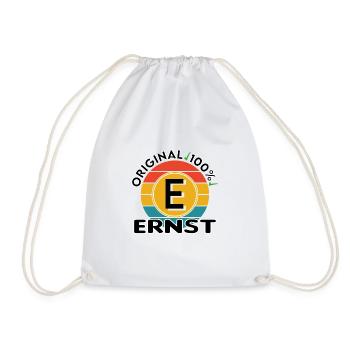 Ernst - Turnbeutel - Weiß - Vorne