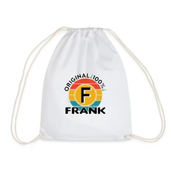 Frank - Turnbeutel - Weiß - Vorne