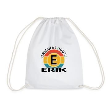Erik - Turnbeutel - Weiß - Vorne