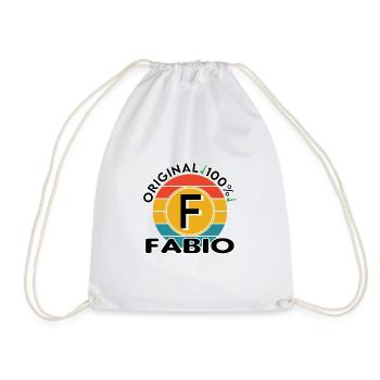 Fabio - Turnbeutel - Weiß - Vorne