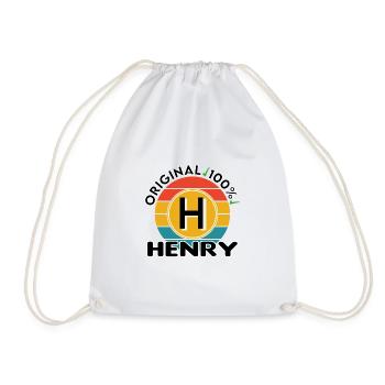 Henry - Turnbeutel - Weiß - Vorne