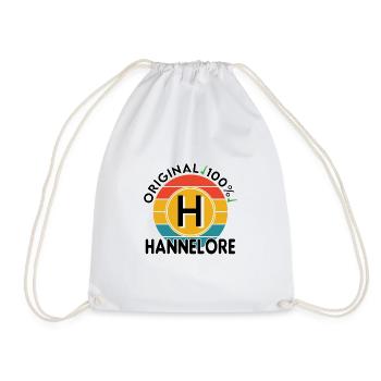 Hannelore - Turnbeutel - Weiß - Vorne