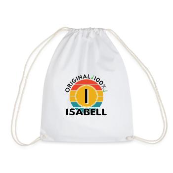 Isabell - Turnbeutel - Weiß - Vorne