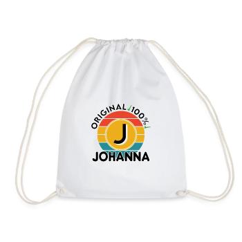 Johanna - Turnbeutel - Weiß - Vorne