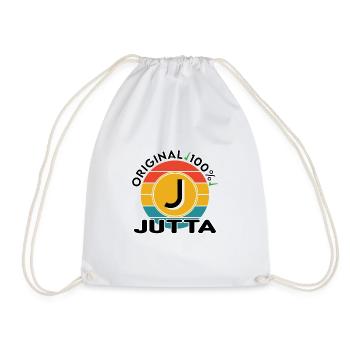 Jutta - Turnbeutel - Weiß - Vorne