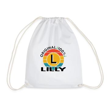 Lilly - Turnbeutel - Weiß - Vorne