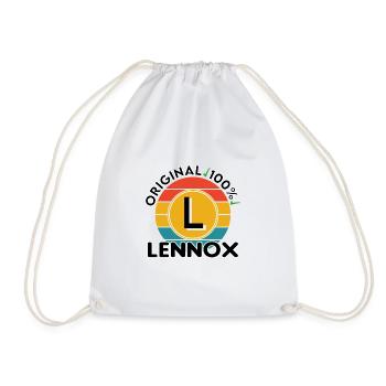 Lennox - Turnbeutel - Weiß - Vorne