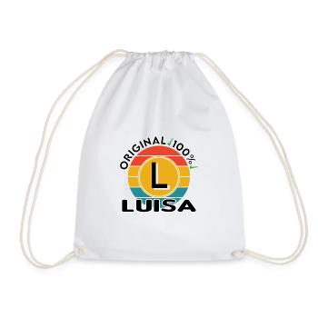 Luisa - Turnbeutel - Weiß - Vorne