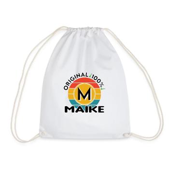 Maike - Turnbeutel - Weiß - Vorne