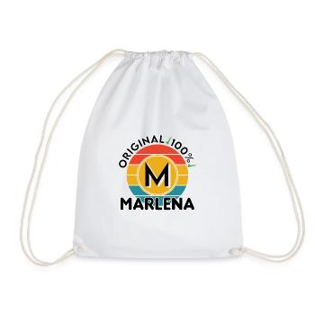 Marlena - Turnbeutel - Weiß - Vorne