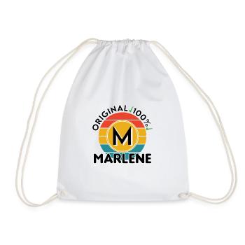 Marlene - Turnbeutel - Weiß - Vorne