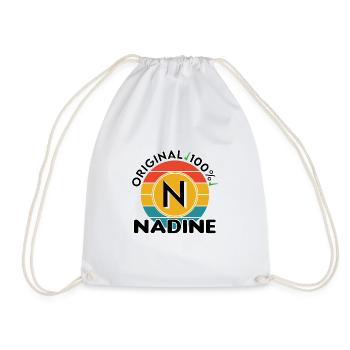 Nadine - Turnbeutel - Weiß - Vorne