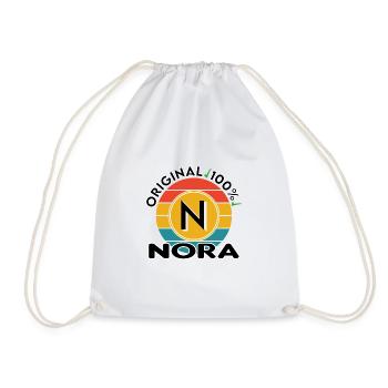 Nora - Turnbeutel - Weiß - Vorne