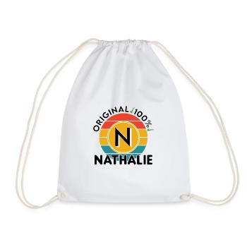 Nathalie - Turnbeutel - Weiß - Vorne