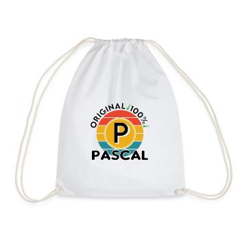 Pascal - Turnbeutel - Weiß - Vorne