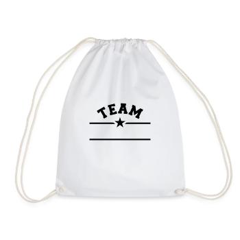 Team - Turnbeutel - Weiß - Vorne