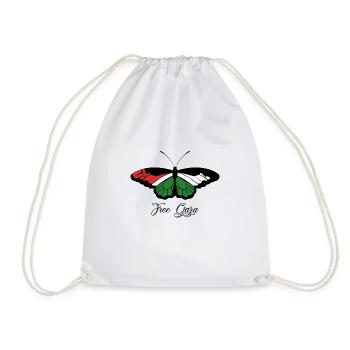 Free Gaza - Turnbeutel - Weiß - Vorne