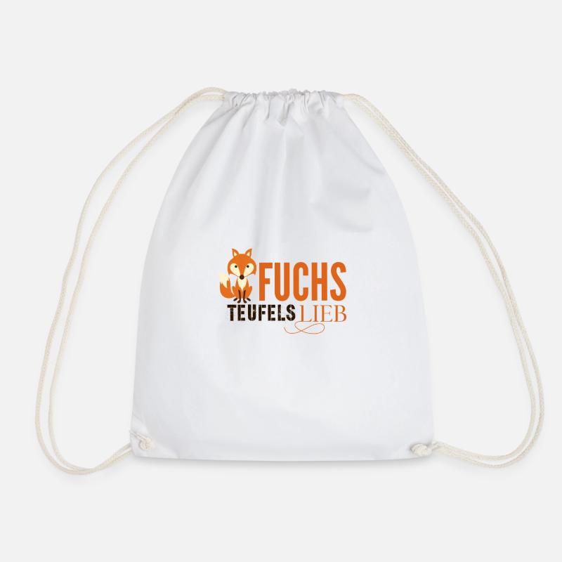 Fuchs Teufels Lieb - Turnbeutel - Weiß