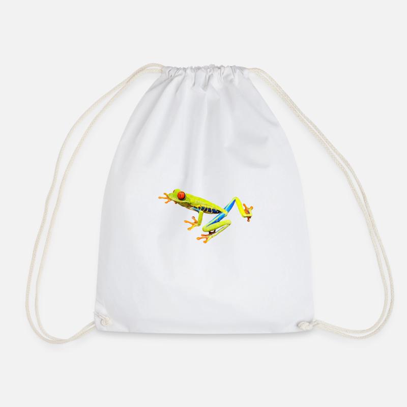 Giftiger Frosch - Turnbeutel - Weiß