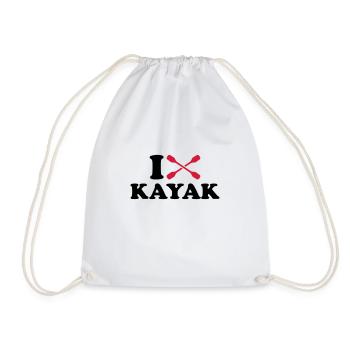 Kajak - Turnbeutel - Weiß - Vorne