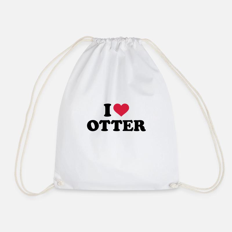 Otter - Turnbeutel - Weiß