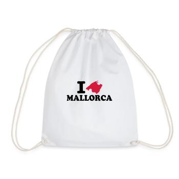 Mallorca - Drawstring Bag - white - Front