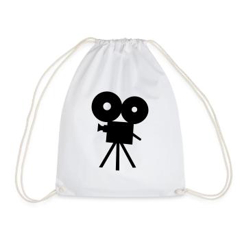 Caméra - Sac de sport léger - blanc - Devant