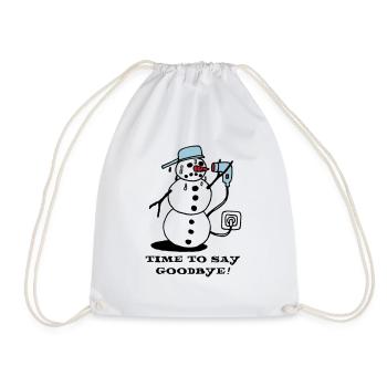 winter_ade_weiss - Sac de sport léger - blanc - Devant