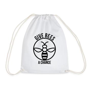Rettet die Bienen - Turnbeutel - Weiß - Vorne