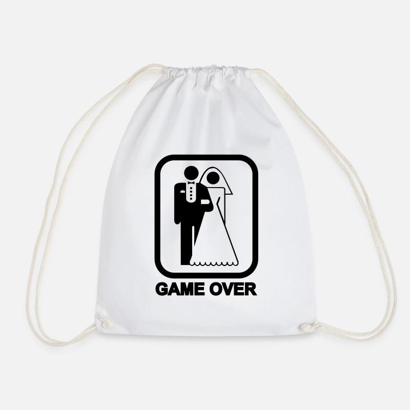 Game Over - Turnbeutel - Weiß