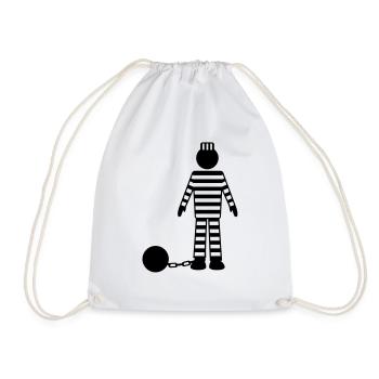 captured - Drawstring Bag - white - Front