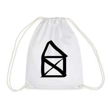 Maison du Père Noël - Sac de sport léger - blanc - Devant